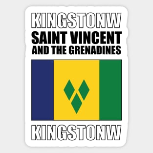 Flag of Saint Vincent and the Grenadines Sticker